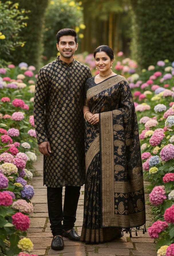 জাপানি সিল্ক কাপল সেট